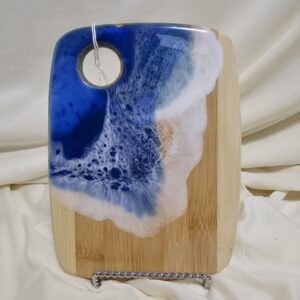 mini ocean resin charcuterie board
