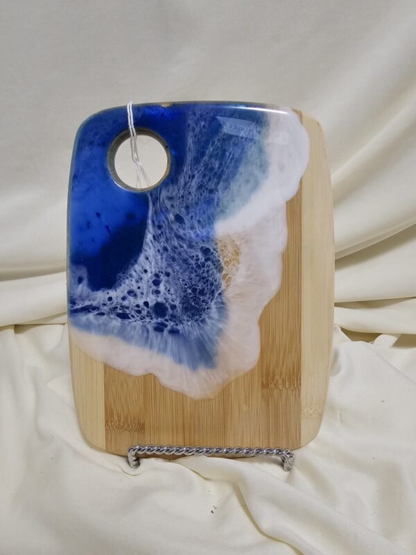 mini ocean resin charcuterie board