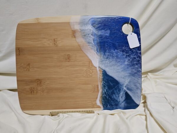 Ocean resin charcuterie board