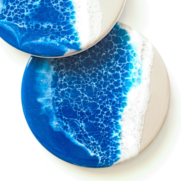 Bayside Blue Coasters